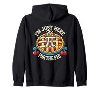 Día de Acción de Gracias de Pi Here For the Pie Funny Cherry Pie Sudadera con Capucha