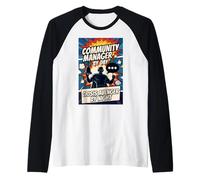 Día de Apreciación de Community-Manager Camiseta Manga Raglan