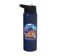Día de Australia para niños pequeños, divertida bandera Stainless Steel Insulated Water Bottle