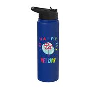 Día de Jesús para los niños pequeños Jesús de papá Stainless Steel Insulated Water Bottle