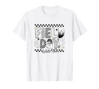 Día de Juego de Campo, Equipo Blanco, Profesor, Estudiante, niños, día de Juego 2026 Camiseta