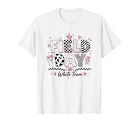 Día de Juego de Campo, Equipo Blanco, Profesor, Estudiante, niños, día de Juego 2026 Camiseta