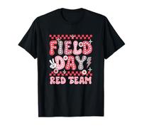 Día de Juego de Campo Red Team Teacher Student Kids 2026 Gameday Camiseta