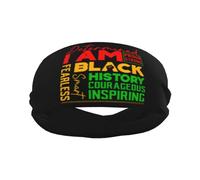Día De Juneteenth Decidido Soy Orgulloso Fuerte Historia Negra Valiente Inspirador Intrépido Inteligente Unisex Diadema Deportiva Transpirable Headband Elástica Diadema para Yoga Fútbol Gimnasio
