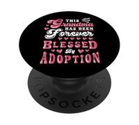 Día de la Adopción Abuela Siempre Feliz Abuela Adoptiva PopSockets PopGrip Adhesivo