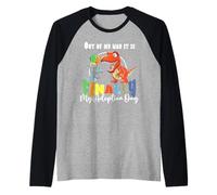 Día de la adopción por Fin una Familia adoptiva Un niño Camiseta Manga Raglan