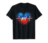 Día de la Bandera Haitiana Amor Haití Raíces haitianas Haití Bandera de Haití Camiseta