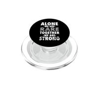 Día de la Conciencia de Las Enfermedades Raras Cinta de Cebra 29 de febrero PopSockets PopGrip para MagSafe