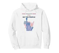 Día de la Independencia 4 de Julio Nosotros el Pueblo 1776 Sudadera con Capucha