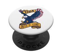 Día de la Independencia, 4 de julio, United We Stand Patriotic Eagle PopSockets PopGrip Adhesivo