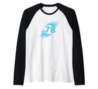 Día de la Independencia de Israel 78 Cumpleaños Israelí Yom Ha'atzmaut Camiseta Manga Raglan