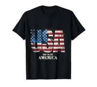 Día de la Independencia del Águila Patriótica Libertad Dios Bendiga Camiseta