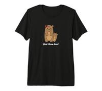 Día de la Madre Best Mom Ever! Cute Momma Bear and Bear Cub Camiseta Premium
