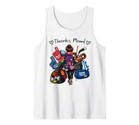Día de la Madre - Gracias, mamá! Fútbol Béisbol Fútbol Hockey Camiseta sin Mangas