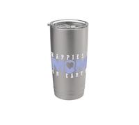 Día de la Madre "La mamá más feliz de la Tierra" Vaso térmico de acero inoxidable de doble pared
