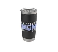 Día de la Madre "La mamá más feliz de la Tierra" Vaso térmico de acero inoxidable de doble pared