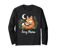Día de la Madre Lindo Zorro Y Niño Mamá Mamá Mamá Otoño Manga Larga