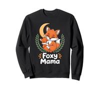 Día de la Madre Lindo Zorro Y Niño Mamá Mamá Mamá Otoño Sudadera