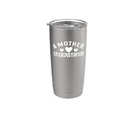 Día de la Madre Love Mom Understands Heart Quote Vaso térmico de acero inoxidable de doble pared