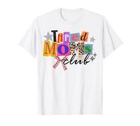 Día de la Madre Mamá Mamá Mamá Collage Cansado Club Camiseta