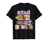 Día de la Madre Mamá Mamá Mamá Collage Medio Café Camiseta