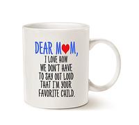 Día De La Madre Mamá, Querida Mamá, Soy Tu Hijo Favorito Taza Cerámica Taza De Café Porcelana Tazas Para Café Leche Té 330Ml