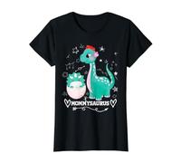 Día de la Madre Mommysaurus, Amante de los Dinosaurios Camiseta gráfica económica, Mujer, Negro, L
