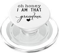 Día de la Madre Oh Honey I Am That Grandma Sassy Cute & Heart PopSockets PopGrip para MagSafe