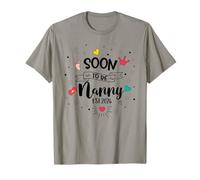 Día de la Madre Soon to Be Nanny 2026 primera vez mamá embarazo Camiseta