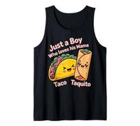 Día de la Madre Tacco Taquito Solo Un Niño Que Ama A Su Mamá Camiseta sin Mangas