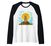 Día de la Marmota 2 de febrero Camiseta Manga Raglan