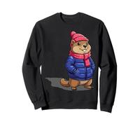 Día de la Marmota Sombra Divertido Día de la Marmota Cumpleaños Sudadera