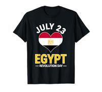 Día de la Revolución Egipto 23 de Julio Orgullo Egipcio Camiseta