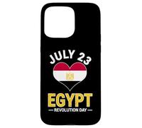 Día de la Revolución Egipto 23 de Julio Orgullo Egipcio Carcasa para iPhone 15 Pro MAX