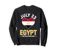 Día de la Revolución Egipto 23 de Julio Orgullo Egipcio Sudadera