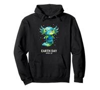 Día de la Tierra 2026 Axolotl Art Sudadera con Capucha