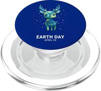 Día de la Tierra 2026 Deer Art PopSockets PopGrip para MagSafe