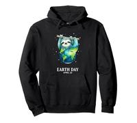 Día de la Tierra 2026 Sloth Art Sudadera con Capucha