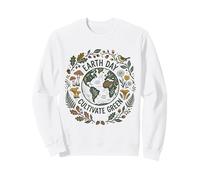 Día de la Tierra Cultivar Planeta Verde Naturaleza Sudadera