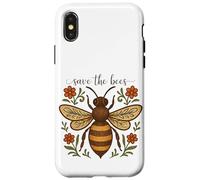 Día de la Tierra de Honey Bee Save The Bees Carcasa para iPhone X/XS