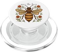 Día de la Tierra de Honey Bee Save The Bees PopSockets PopGrip para MagSafe