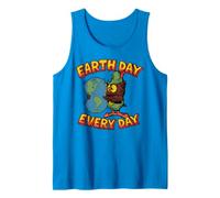 Día de la Tierra de Woody Owl ¡Todos los días, Planet Hugger, regala un comino! Camiseta sin Mangas