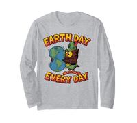 Día de la Tierra de Woody Owl ¡Todos los días, Planet Hugger, regala un comino! Manga Larga