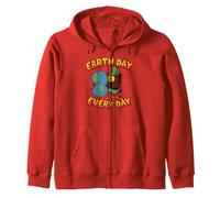 Día de la Tierra de Woody Owl ¡Todos los días, Planet Hugger, regala un comino! Sudadera con Capucha