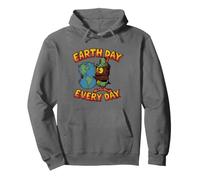 Día de la Tierra de Woody Owl ¡Todos los días, Planet Hugger, regala un comino! Sudadera con Capucha