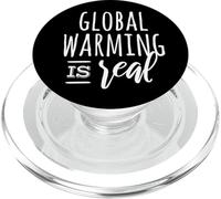 Día De La Tierra El Calentamiento Global Es Un Verdadero PopSockets PopGrip para MagSafe