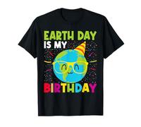 Día de la Tierra es mi cumpleaños Ambiente divertido Fiesta de cumpleaños Camiseta