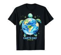 Día de la Tierra Todos los días 22 de abril Tortuga Marina Salvar Camiseta