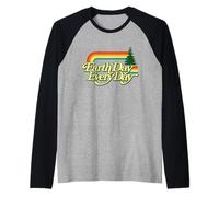 Día de la Tierra Todos los días - Conservación del Clima ambientalista Camiseta Manga Raglan