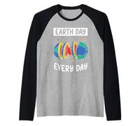 Día De La Tierra Todos Los Días Conservación Naturaleza Camiseta Manga Raglan
